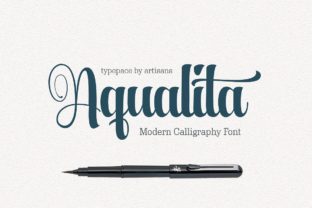 Aqualita: The Perfect Handwritten Font for Crafters