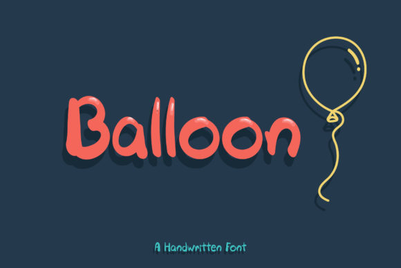 Balloon: A Playful Handwritten Font for Engaging Campaigns
