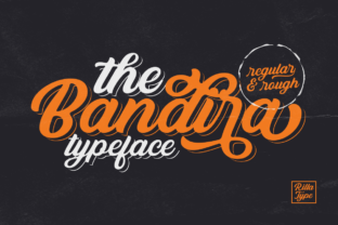 Bandira: A Handwritten Font for Vintage Branding