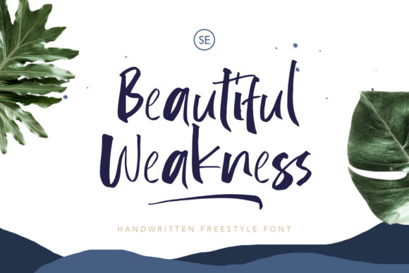 Beautiful Weakness: A Handwritten Font for Creative Branding