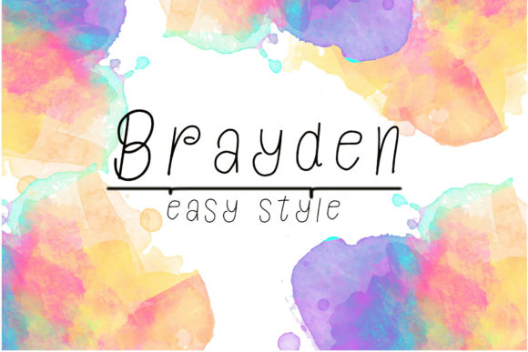 Brayden: A Friendly Handwritten Font for Editorial Design