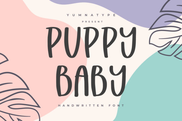 Bring Charm to Your Handmade Creations with Puppy Baby Font