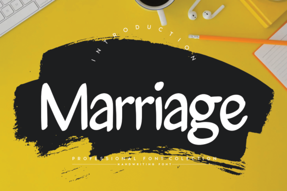 Bring Your Handmade Creations to Life with Marriage Font