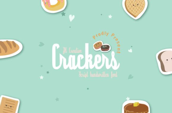 Crackers: A Bold Handwritten Font for Creative Branding