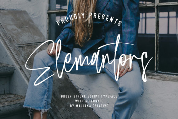 Discover Elemantors: A Handwritten Font for Web Design