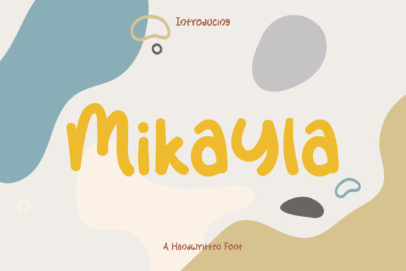 Discover Mikayla: A Charming Handwritten Font for Editorial Design