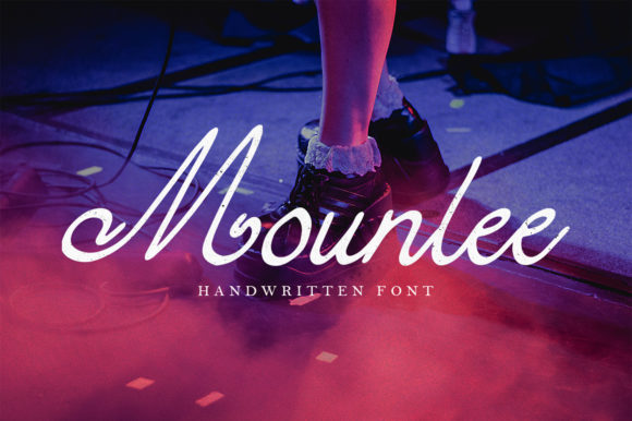 Discover Mounlee: A Handwritten Font for Elegant Publishing