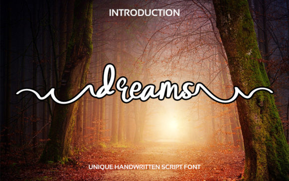 Discovering Dreams: A Charming Script Font for Editorial Design