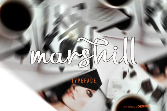 Elegant Handwritten Marshill Font for Crafters and Creators