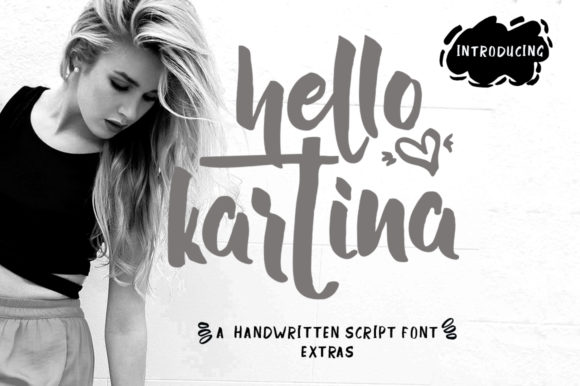 Elevate Your Brand with Hello Kartina: A Charming Handwritten Font