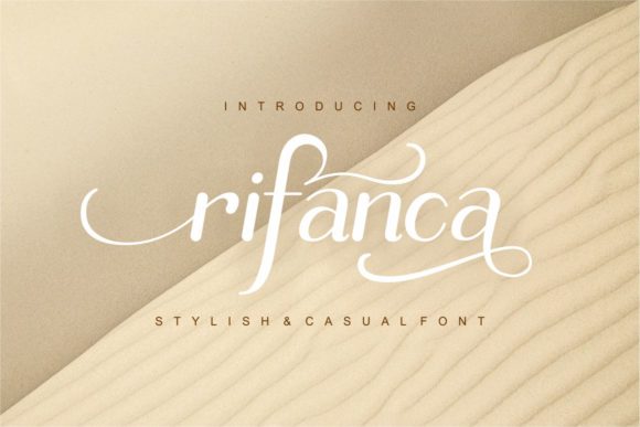 Elevate Your Editorial Design with Rifanca Font