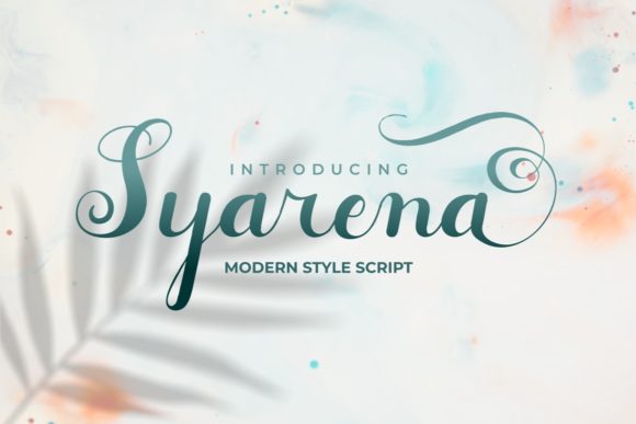 Enhance Your Brand with Syarena: A Premium Script Font