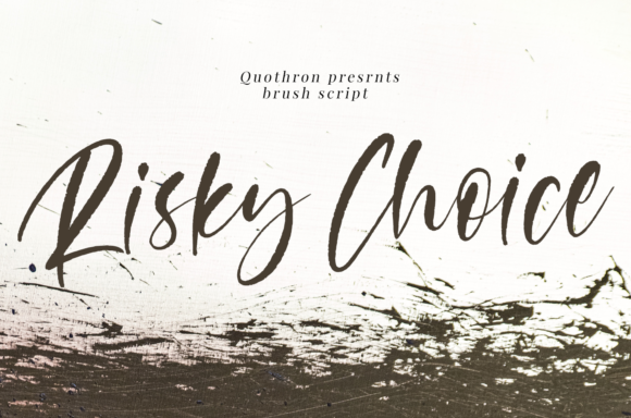 Enhance Your Campaigns with Risky Choice Font
