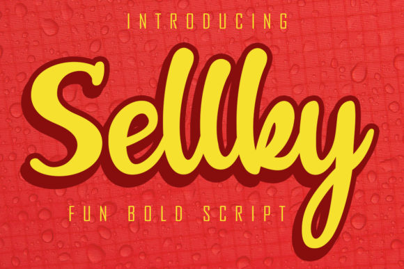 Enhance Your Web Design with Sellky, the Bold Handwritten Font