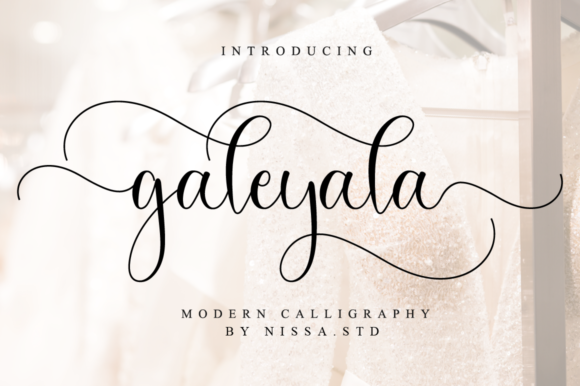 Galeyala: A Handwritten Font for Elegant Editorial Design