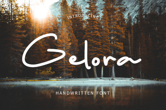 Gelora: A Modern Handwritten Font for Creative Web Design