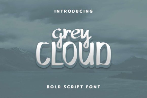 Grey Cloud: A Charming Handwritten Font for Creative Projects
