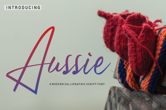 Introducing Aussie: A Handwritten Font for Elegant Editorial Design