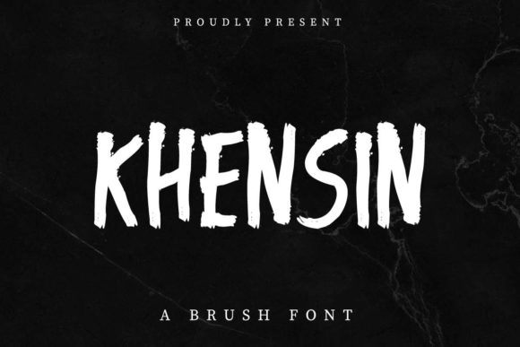Khensin: A Bold and Versatile Handwritten Font for Editorial Design