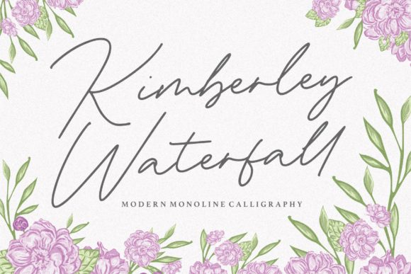 Kimberley Waterfall: A Versatile Handwritten Font for Designers