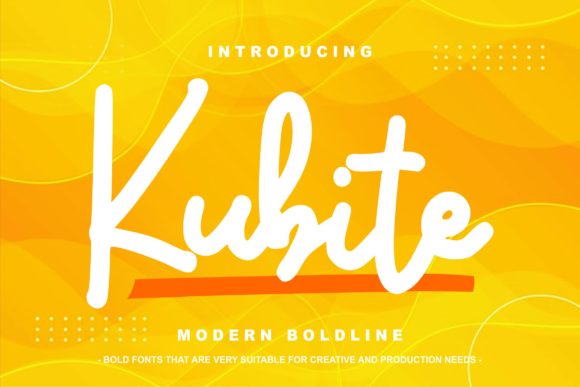Kubite: A Charming Handwritten Font for Crafters and Creators