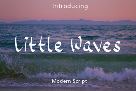 Little Waves: A Script Font with Gentle Elegance