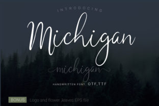 Michigan: A Charming Handwritten Font for Crafters