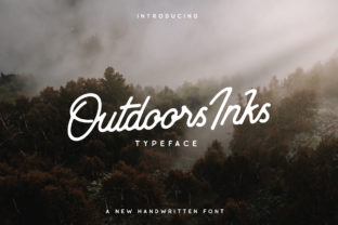 Outdoors Inks: A Handwritten Font for Vintage Branding
