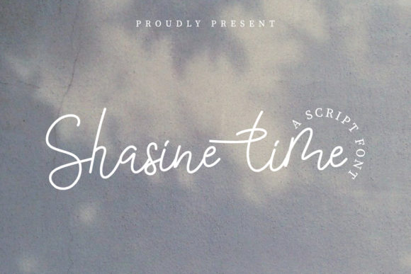 Shasine Time: A Handwritten Font for Editorial Charm