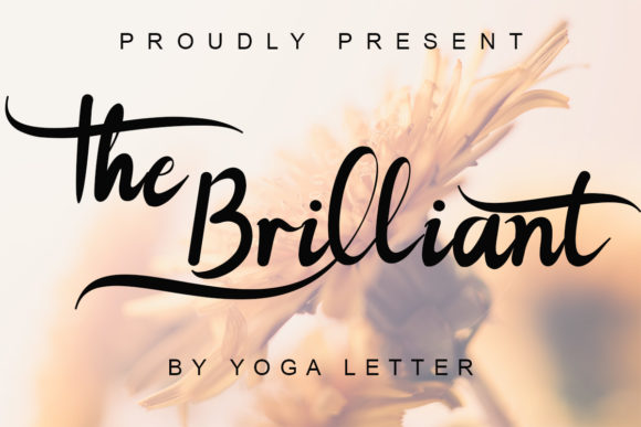 The Brilliant: A Font for Elegant Handmade Creations