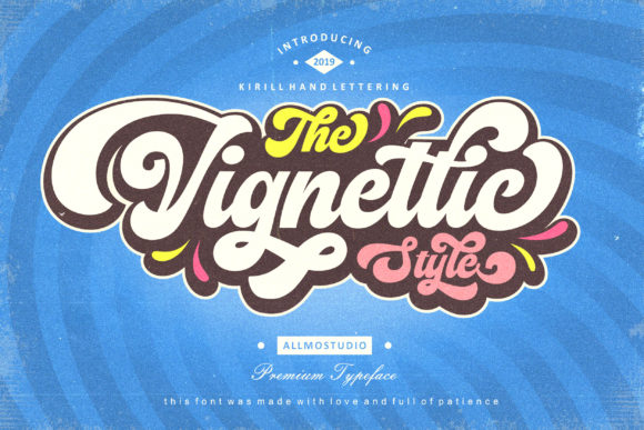 The Vignettic: A Playfully Nostalgic Handwritten Font