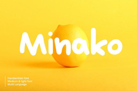 Transform Your Brand with Minako: A Friendly Handwritten Font