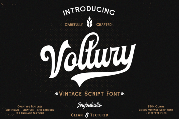 Voltury: A Handwritten Font for Modern Web Design